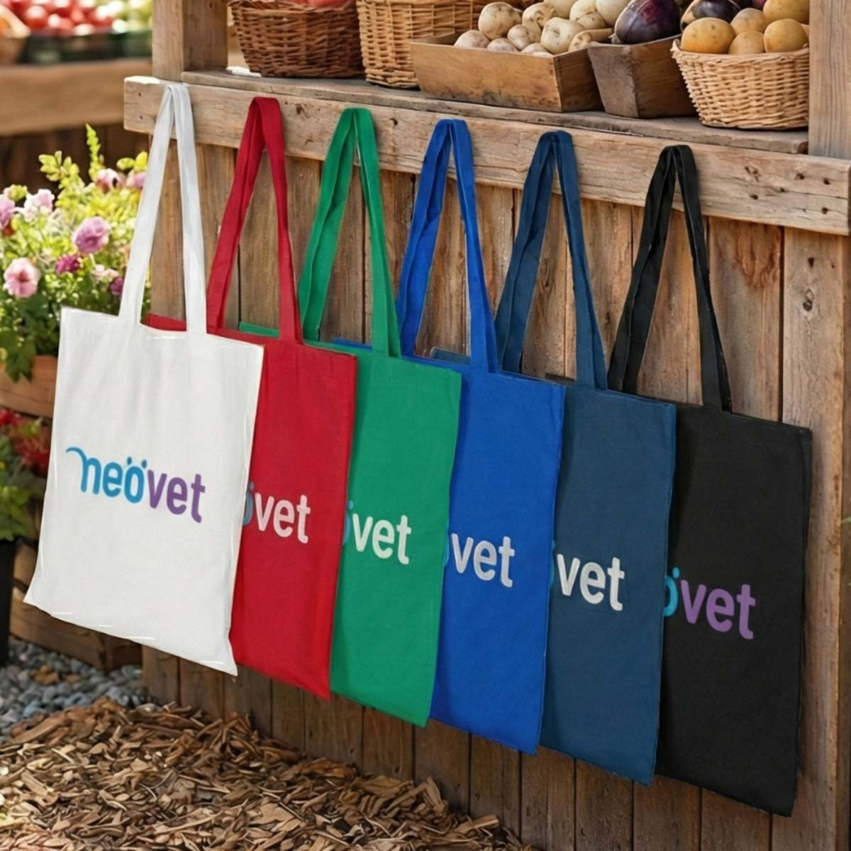 Coloured Calico Bag (No Gusset)