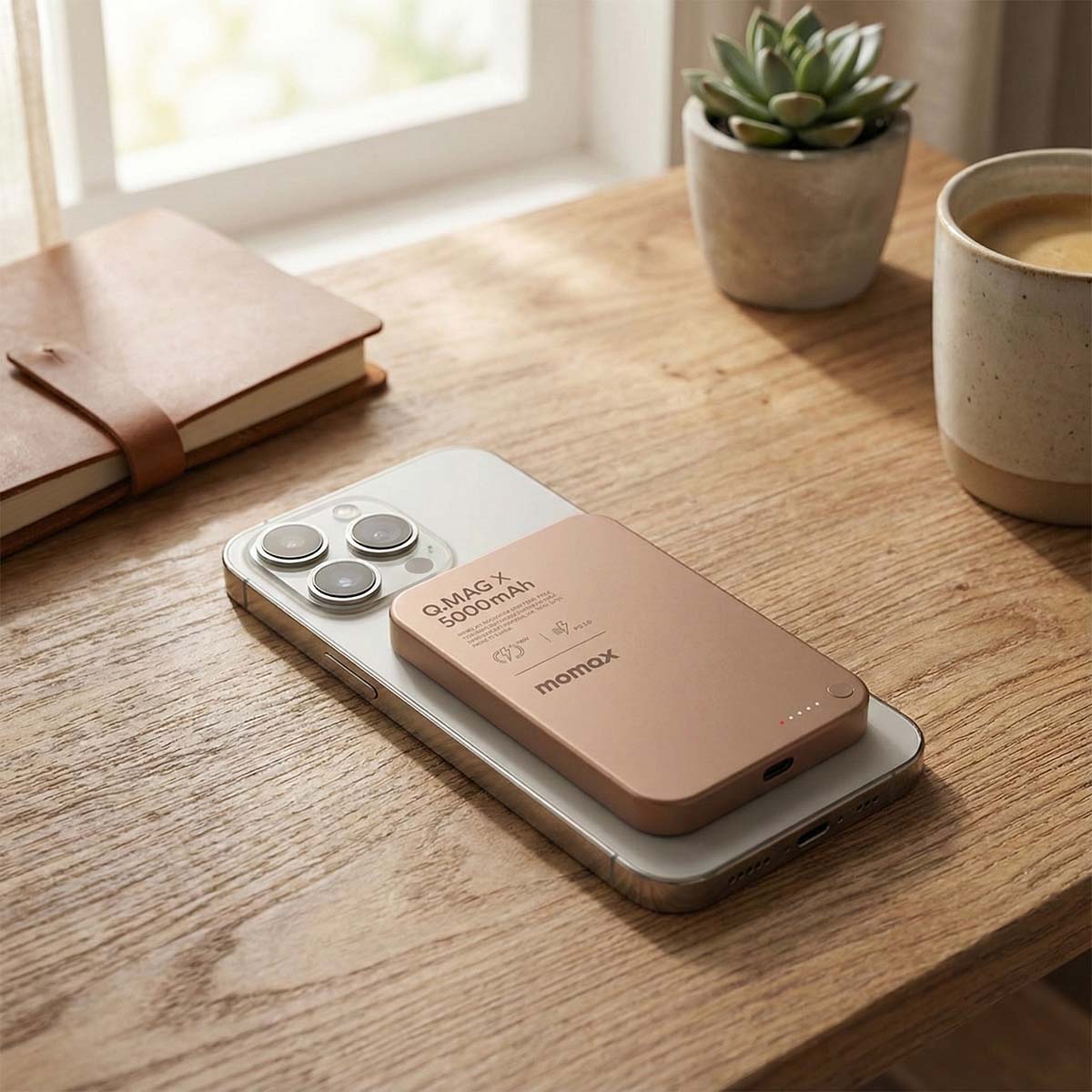 Momax Q.Mag X Magnetic Wireless Power Bank 5000mAh