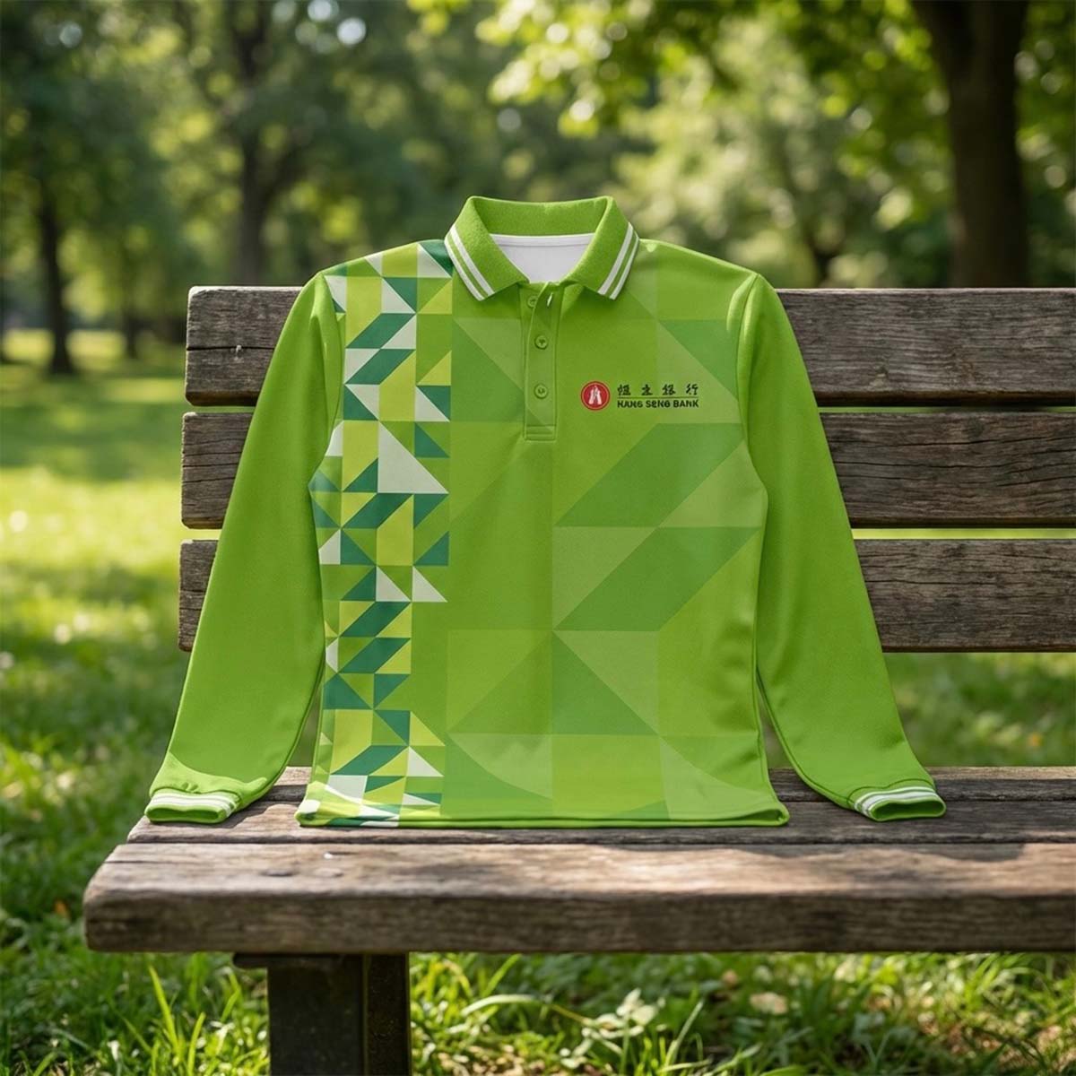 Dry-Fit Long Sleeve Polo Shirt