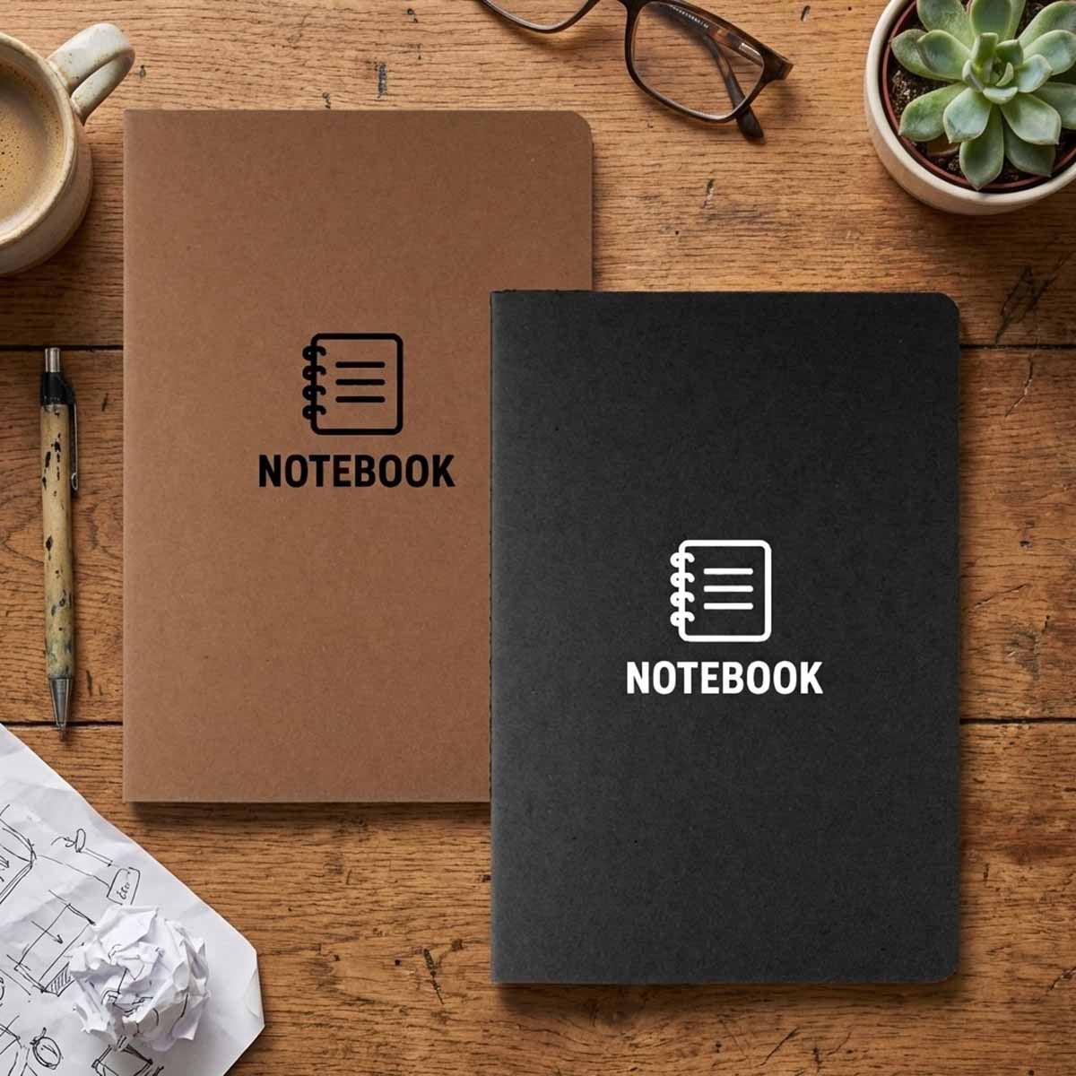 Kraft Lined Notebook