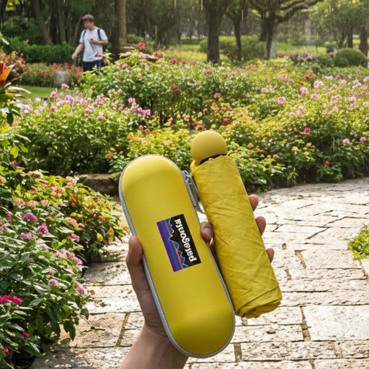 Compact UV-blocking Umbrella