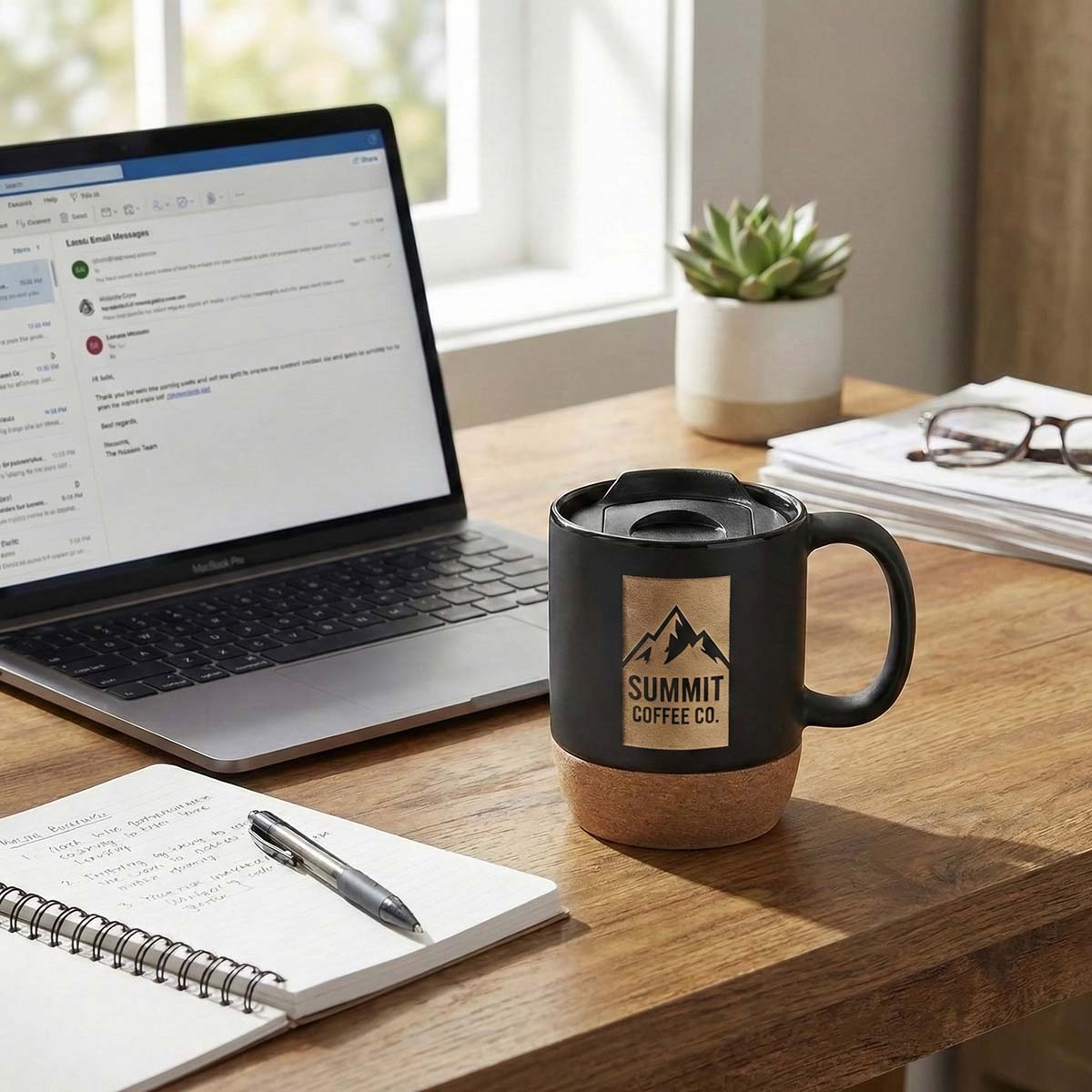 Cork Base Travel Mug