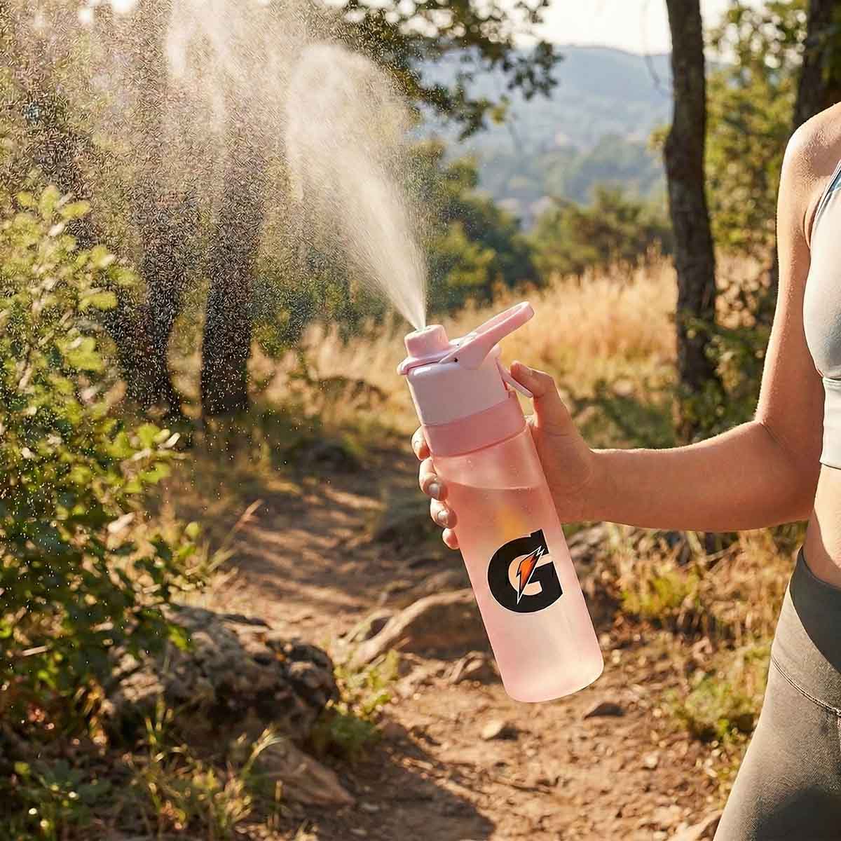 Cooling Sport Spray Water Bottle