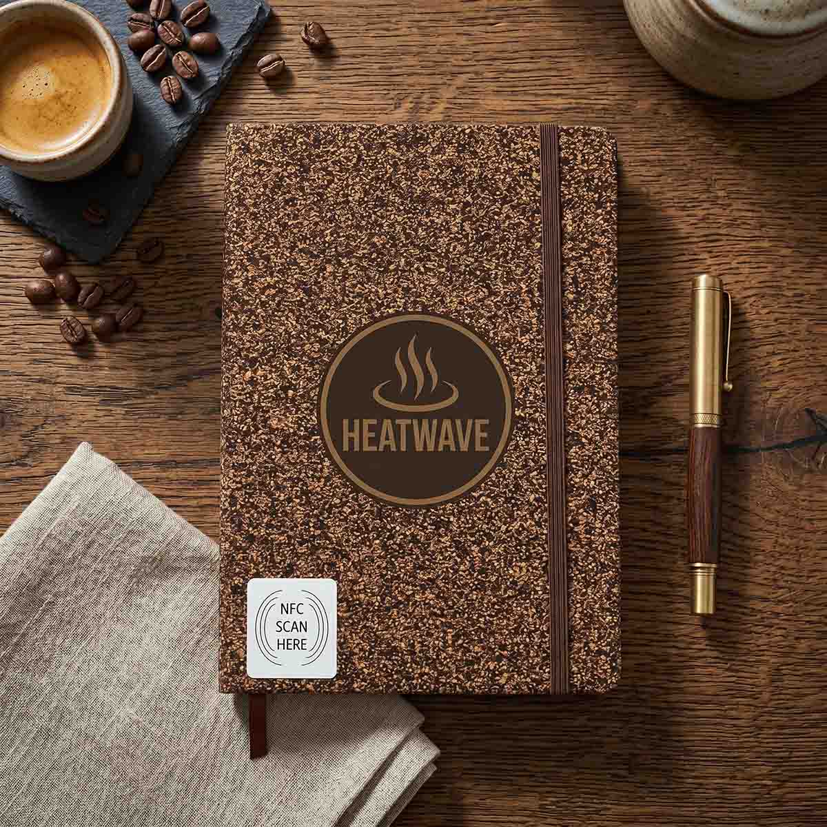 Coffee Grounds A5 Notebook