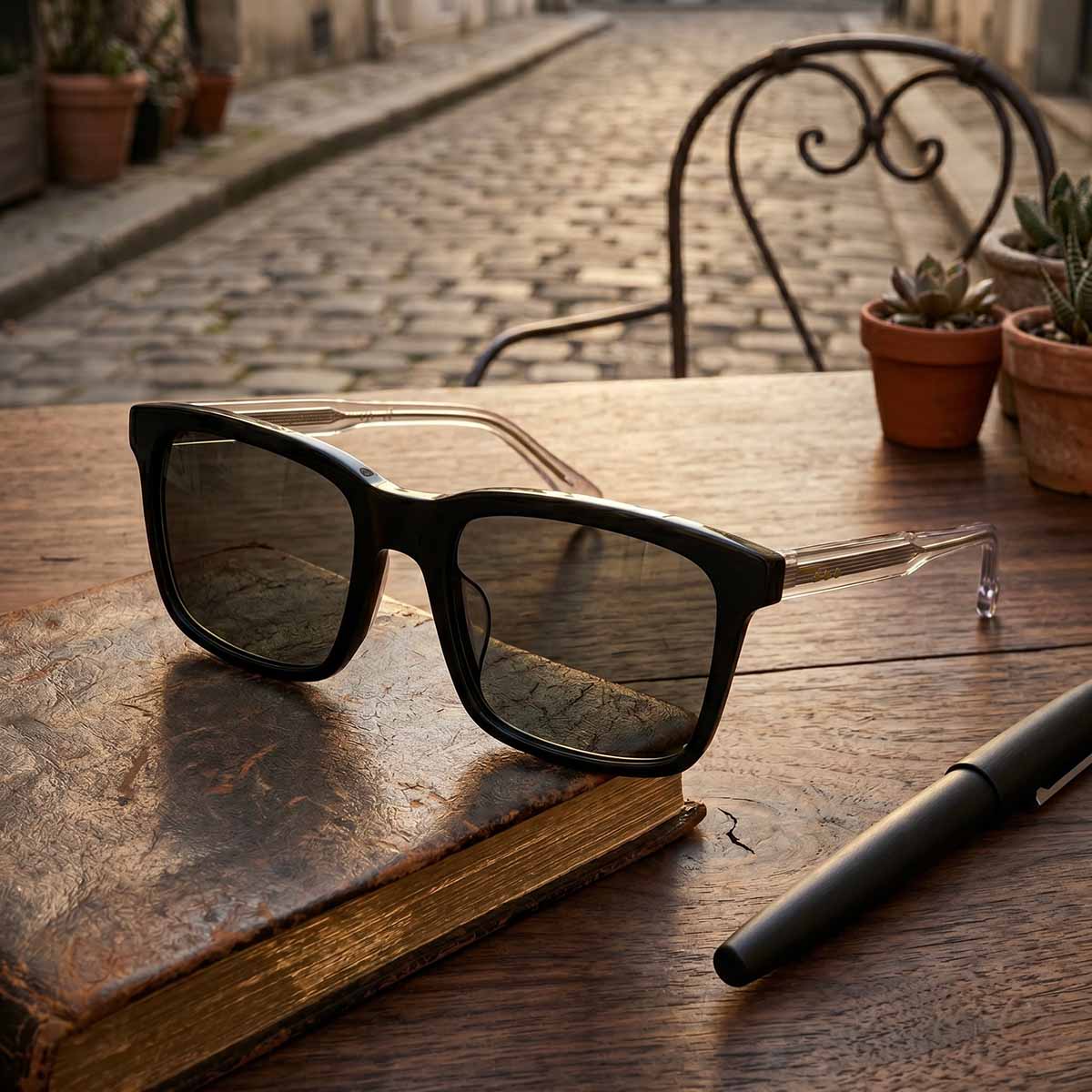 Compact Square Sunglasses