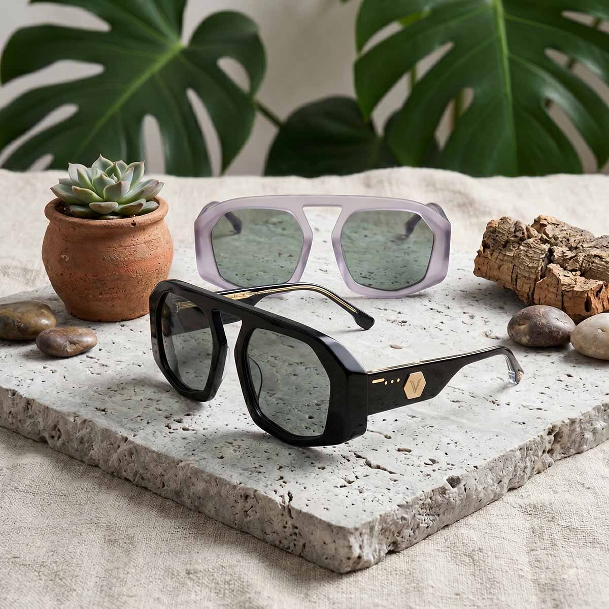Angular Square Sunglasses