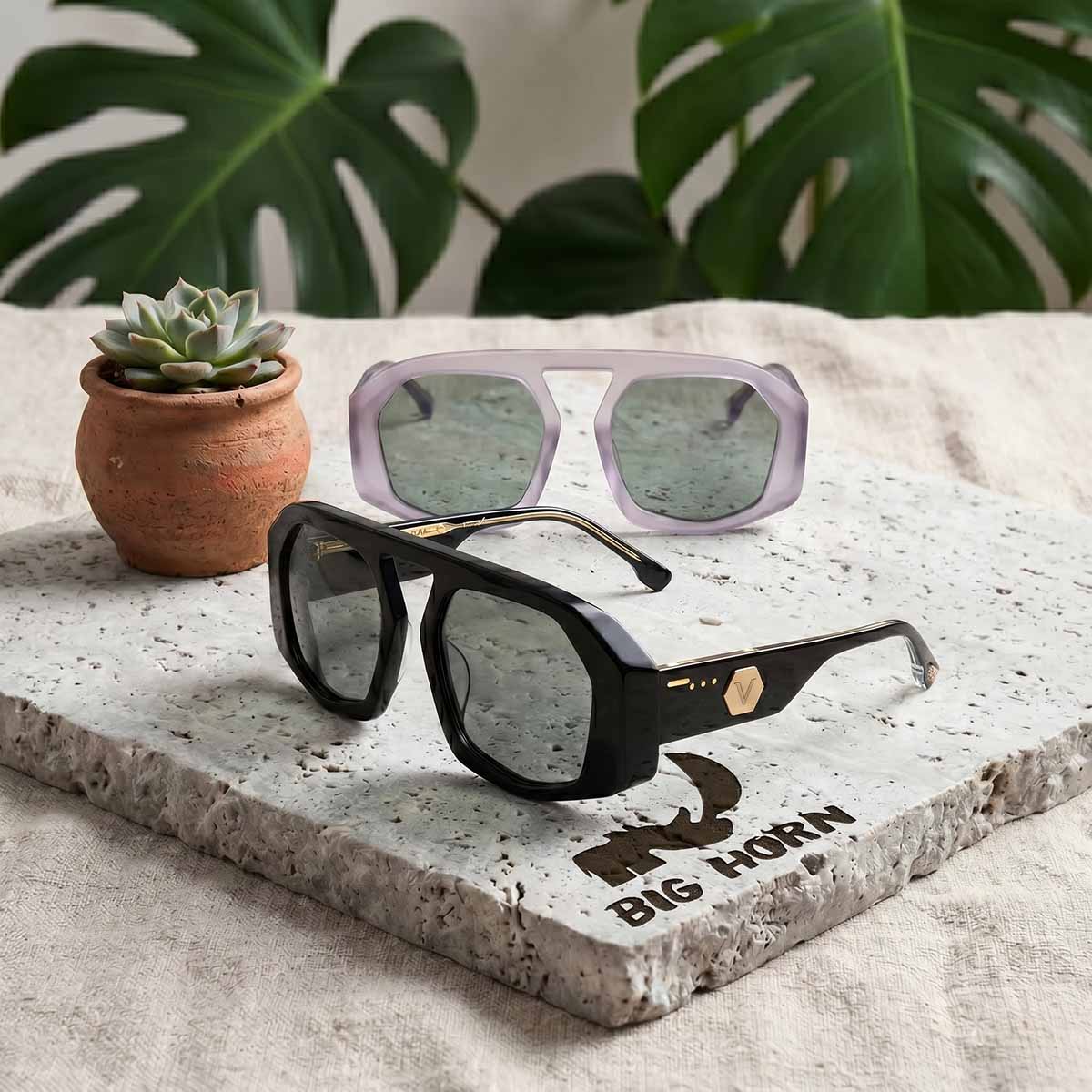 BIG HORN Angular Square Sunglasses