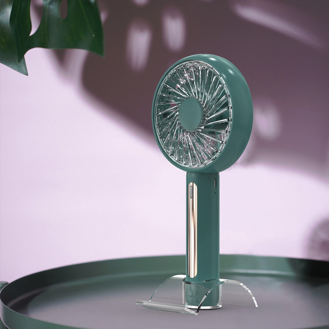 F22 Handheld Fan with Phone Stand