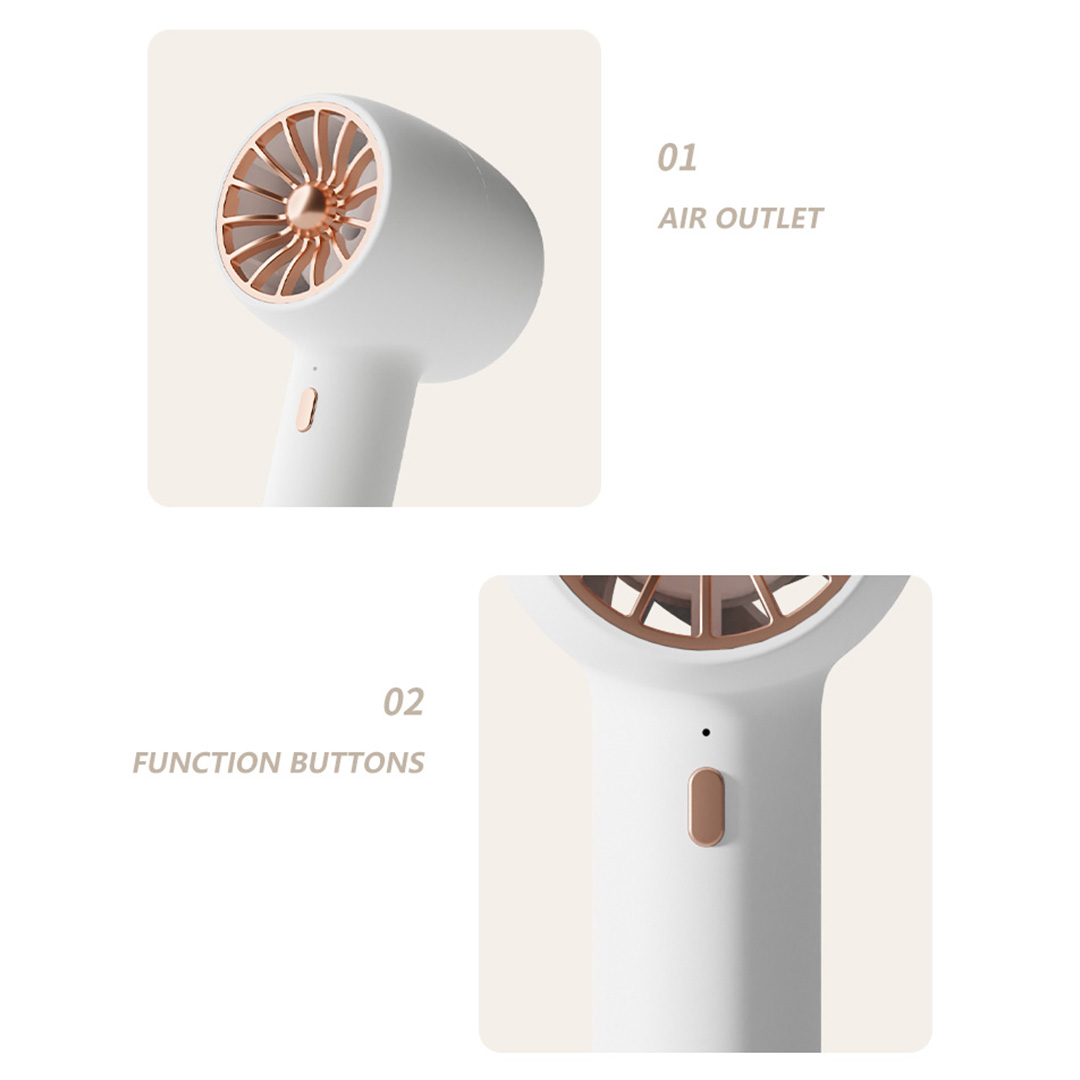 F22 Handheld Fan with Phone Stand