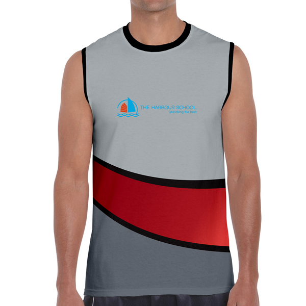 Sleeveless Polyester T-shirt