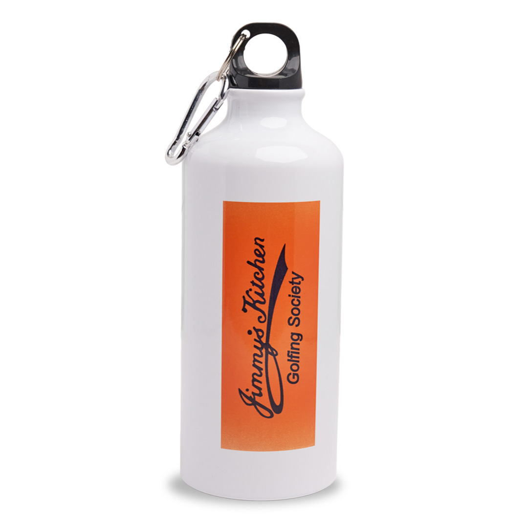 3 hour White Aluminium Flask