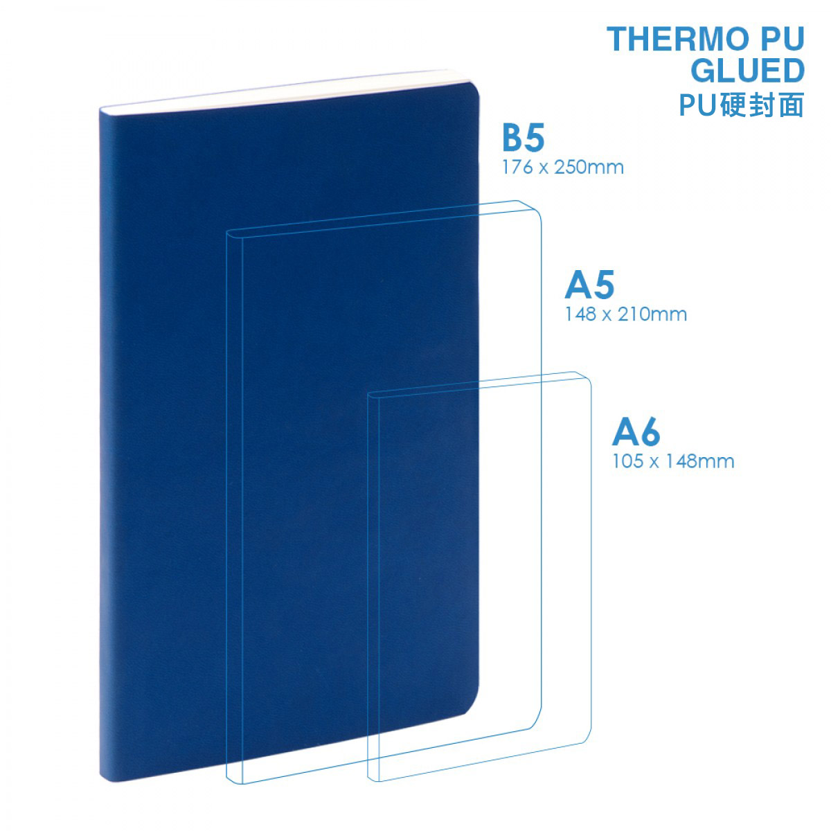 PU B5 Soft Cover (glued) Notebook