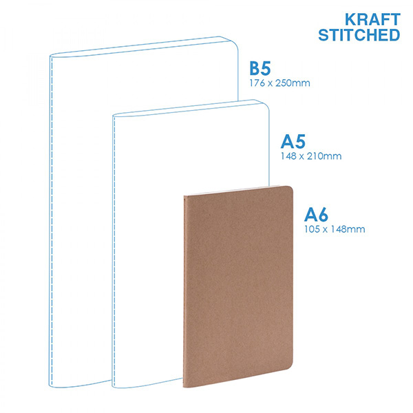 Eco A6 Soft Cover (stitched) Notebook