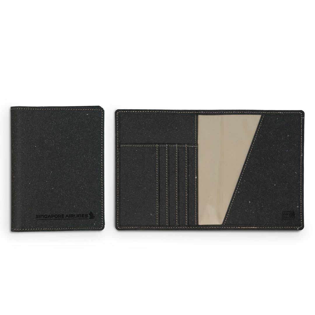 Horizon Recycled Leather RFID Passport Holder