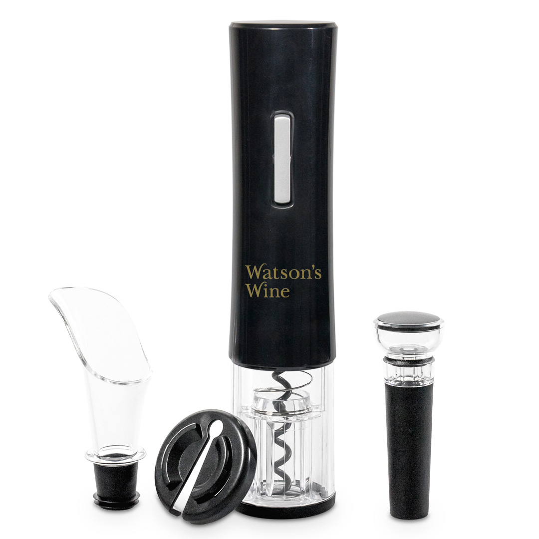 Electric Wine Opener Gift Set (Battery Operated)