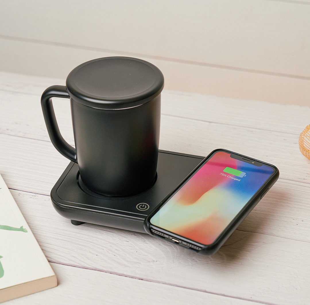 Cooling/Heating Cup With Wireless Charger