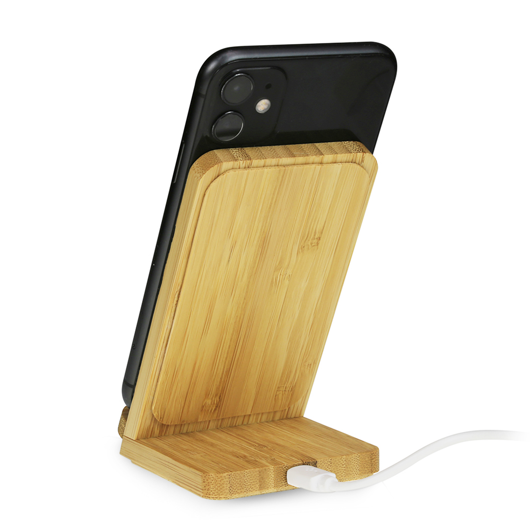 Easy Charge Bamboo Desk