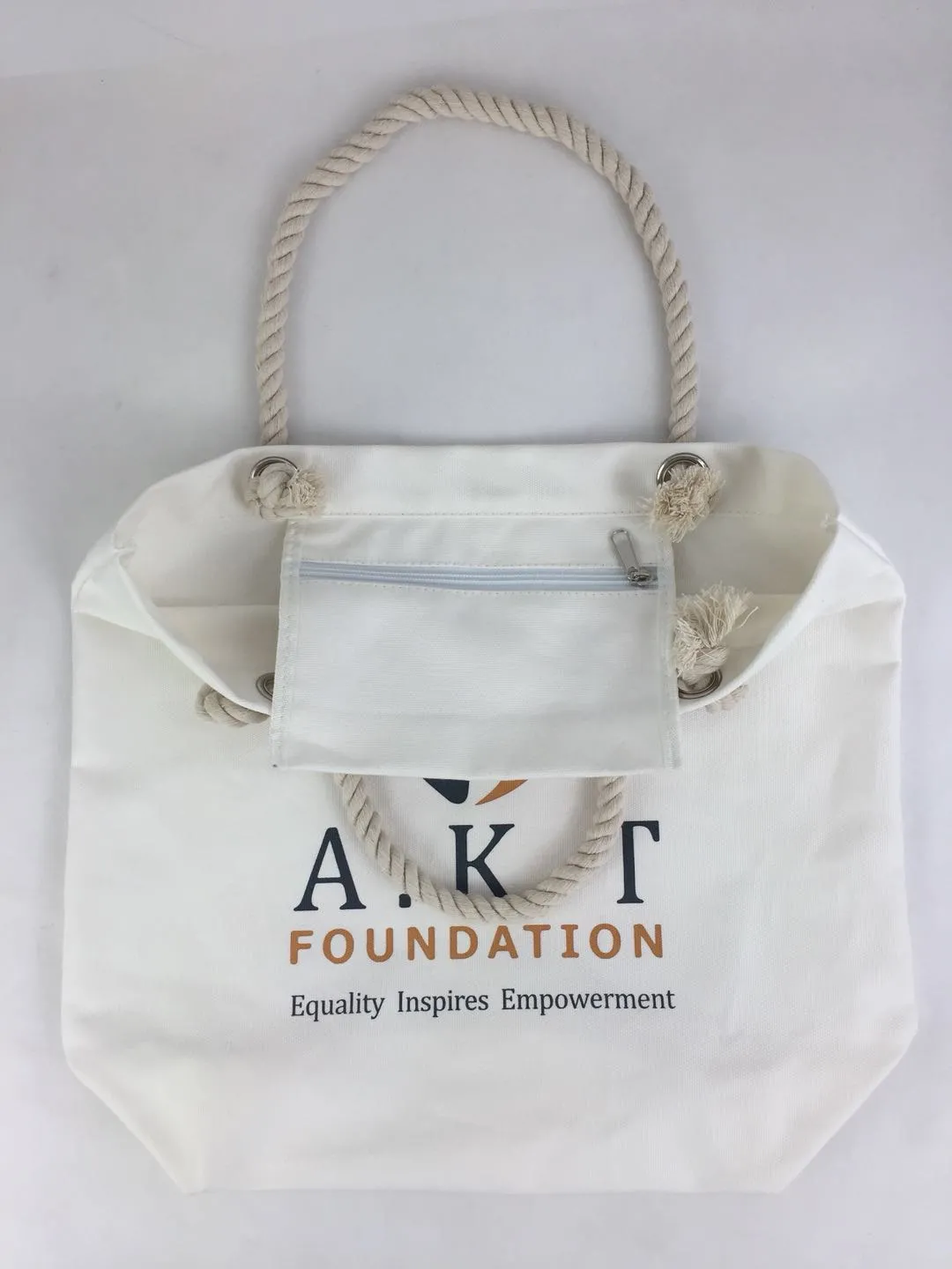 Rope Handle Canvas Tote